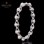 Infinity-Seilketten-Perlenarmband 6109