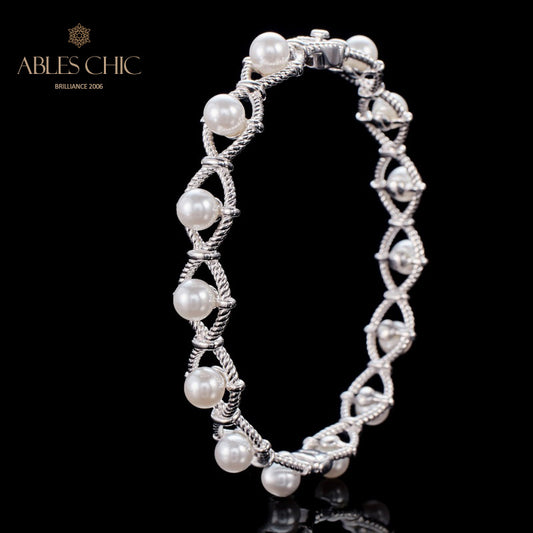 Infinity-Seilketten-Perlenarmband 6109