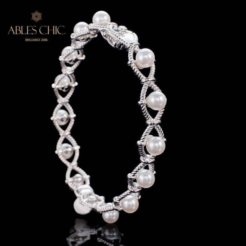 Infinity-Seilketten-Perlenarmband 6109