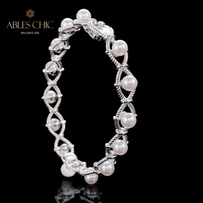 Infinity-Seilketten-Perlenarmband 6109