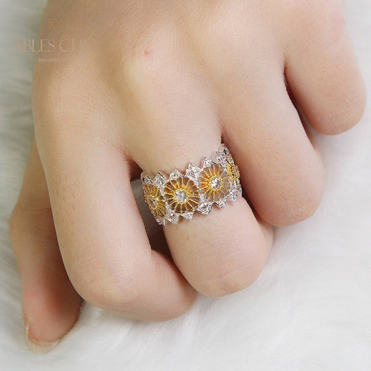 Luftiger Girlanden-Blumenring 5138
