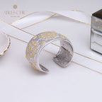 Seidiges Armband mit Wabenblumen 5243