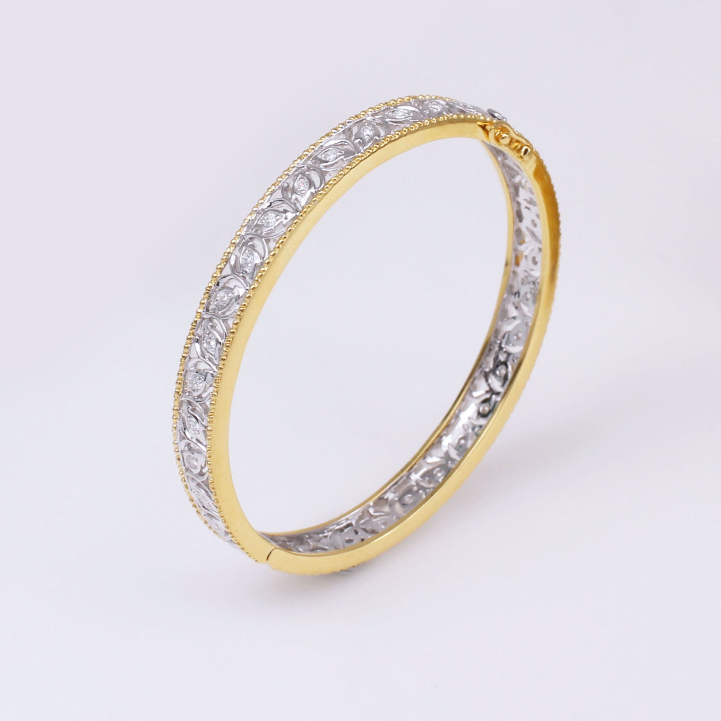 Florales Filigran-Zirkon-Armband 5021