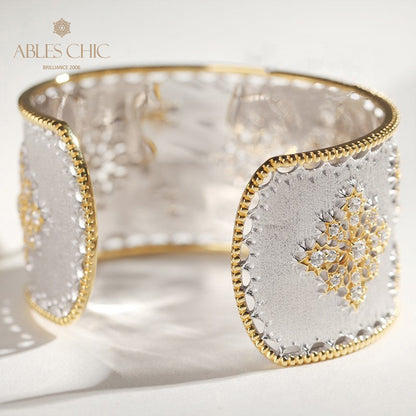Seidiges Blumenarmband 5002