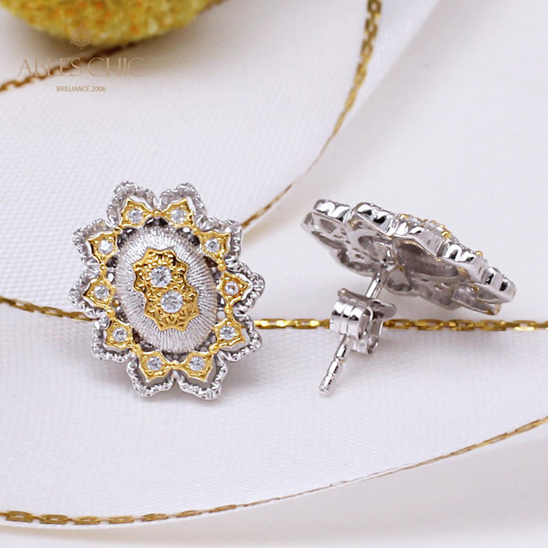 Laubsägearbeiten Blüten Blumen Ohrringe 5263