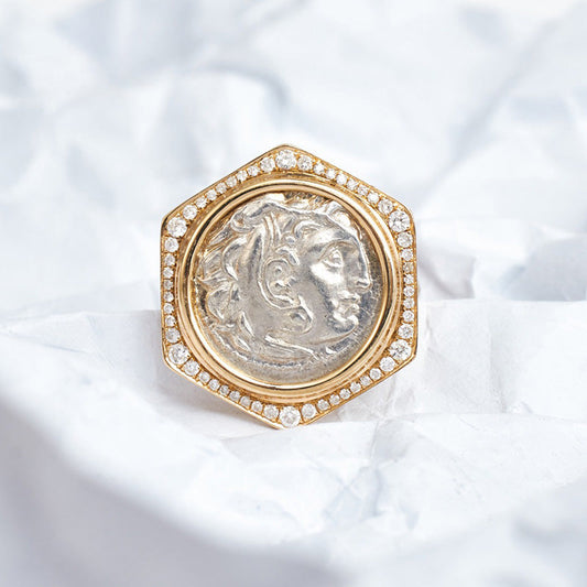 Byzantinischer Herakles-Medaillonring