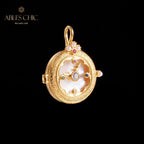 Taschenuhr-Medaillon-Halskette 5788