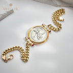 Griechisches Delfin-Medaillon-Armband