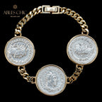 Byzantinische Kaisermünzen Armband