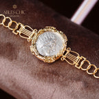 Byzantinische Lira Münzen Helios Armband