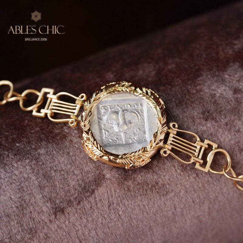 Byzantinische Lira Münzen Helios Armband