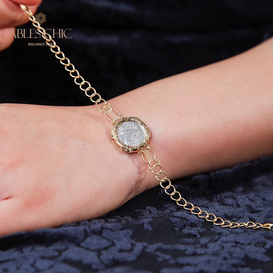 Byzantinische Lira Münzen Helios Armband