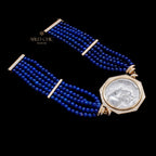 Antikes Lira-Münzen-Mehrstrang-Lapisarmband