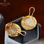 Byzantinische Lira-Münzen-Ohrringe