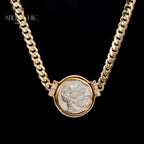 Byzantinische Athena-Münze Wendbare Halskette