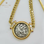 Byzantinische Alexandra III Medaillon Halskette