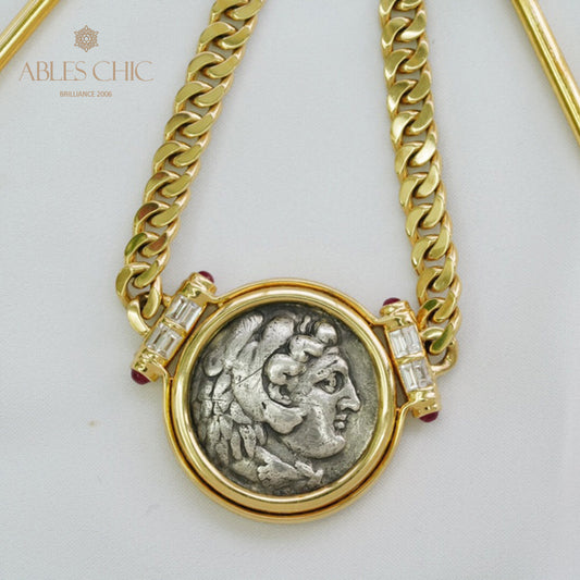 Byzantinische Alexandra III Medaillon Halskette