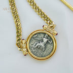 Byzantinische Alexandra III Medaillon Halskette