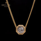 Byzantinische Athena-Medaillon-Halskette