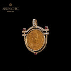 Nur byzantinischer Artefakt-Medaillonanhänger