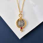 Byzantinische Schlangenmünzenkette 6057