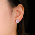 Dome Star Floral Ohrringe 5478