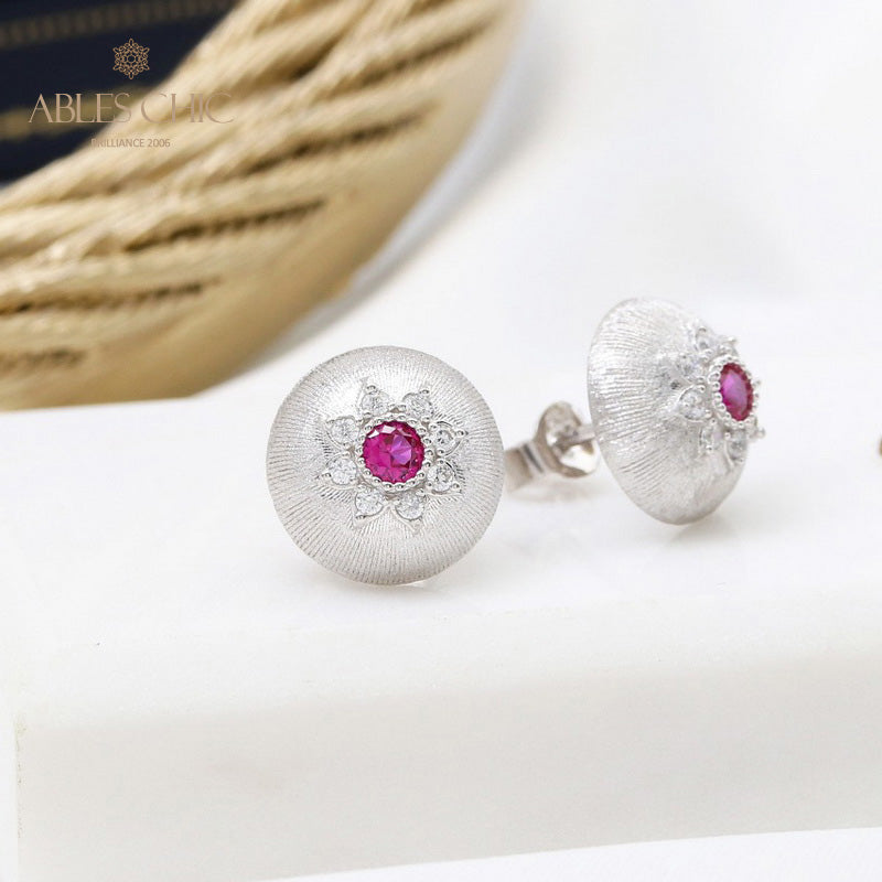 Dome Star Floral Ohrringe 5478