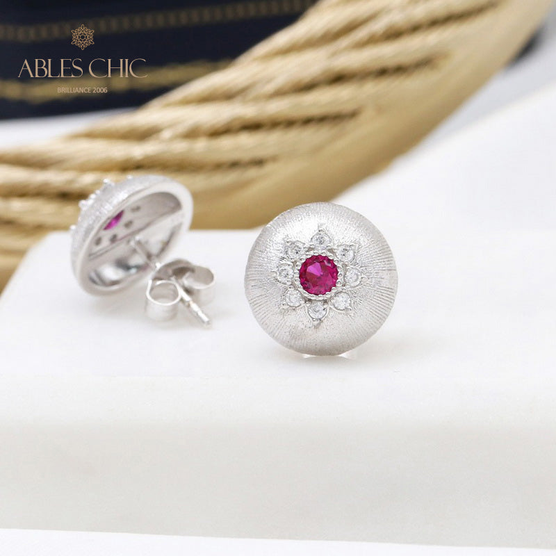 Dome Star Floral Ohrringe 5478