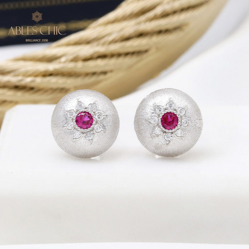 Dome Star Floral Ohrringe 5478