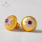 Dome Star Floral Ohrringe 5091