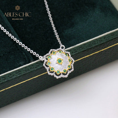 Seidige Blumenkette 5327