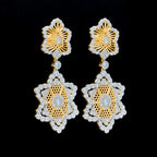 Ohrringe „Eloquence“ mit Blumenbesatz 5907