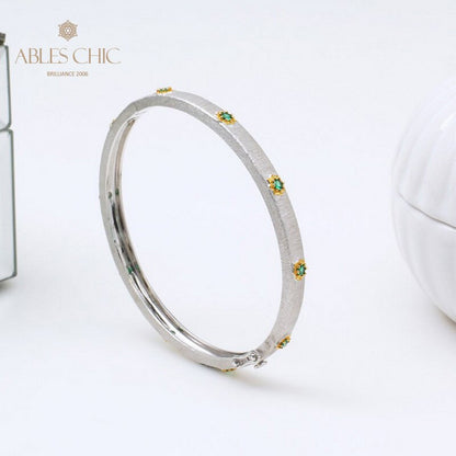 Sonnenblumen-Armband mit Scharnier 5464