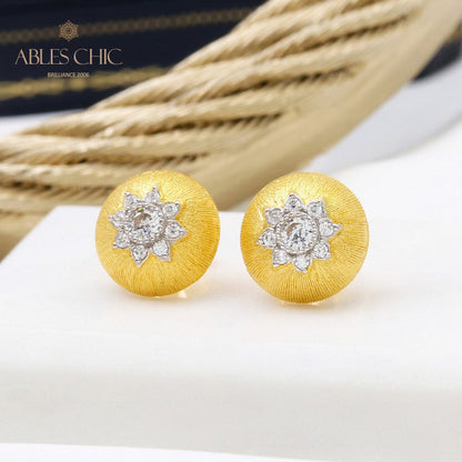 Dome Star Floral Ohrringe 5091