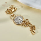 Griechisches Herkules-Medaillon-Armband