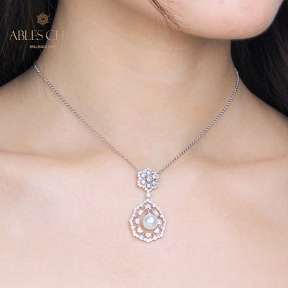 Filigrane Tropfenperlenkette 6275