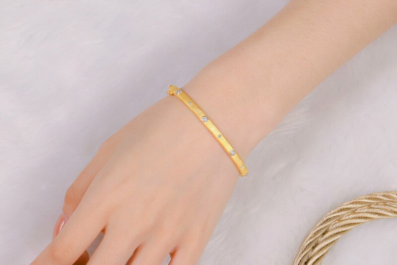 Stoffblüten Brautarmband 5638