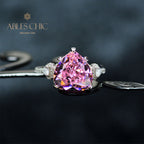 Rosa Saphir Ehering R0926