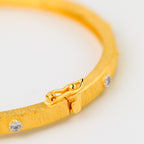 Armreif mit Stoffblumen 5680