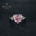 Rosa Saphir Ehering R0926