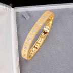 Stoffklee-Armband mit Sternenzirkon 5776