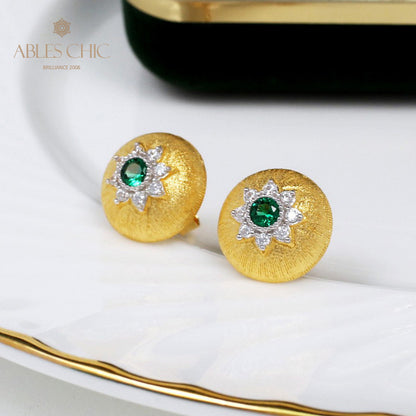 Dome Star Floral Ohrringe 5091
