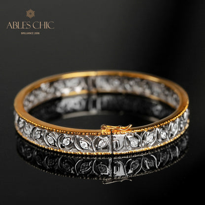 Florales Filigran-Zirkon-Armband 5021