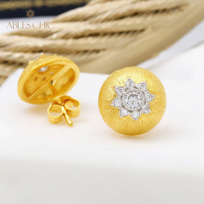 Dome Star Floral Ohrringe 5091