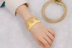 Seidiges Armband mit Sonnenblüten 5649