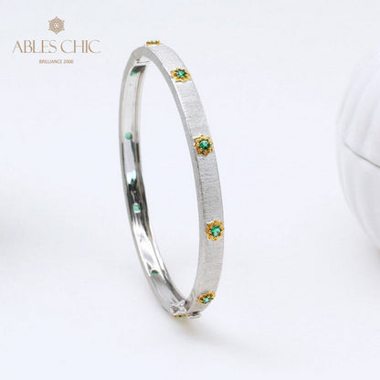 Sonnenblumen-Armband mit Scharnier 5464