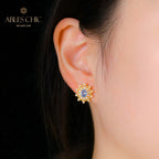 Florale Sternohrringe 5627