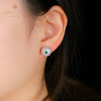 Dome Star Floral Ohrringe 5478