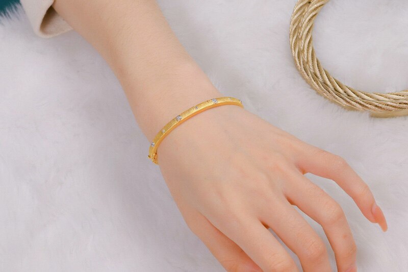 Stoffblüten Brautarmband 5638