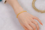 Stoffblüten Brautarmband 5638